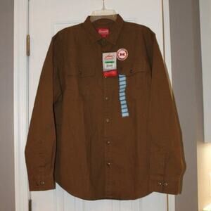 NWT Coleman Stretch Canvas Longsleeve Shirt The Outdoor Company Men's Size L